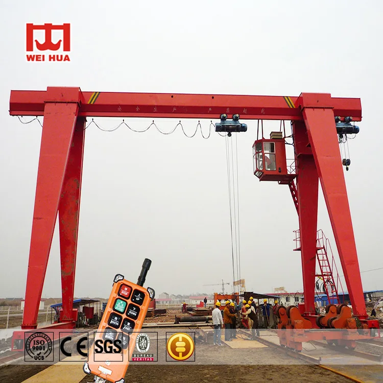 mh type electric hoist lifting single beam mobile gantry crane 3 ton 5 ton 10 ton for sale