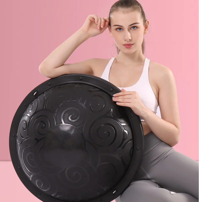 
2021 new hot yoga inflatable hemisphere fitness wave speed training balance ball 