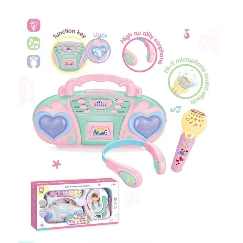Smart learning education toy electric recording radio portable kids musical radio