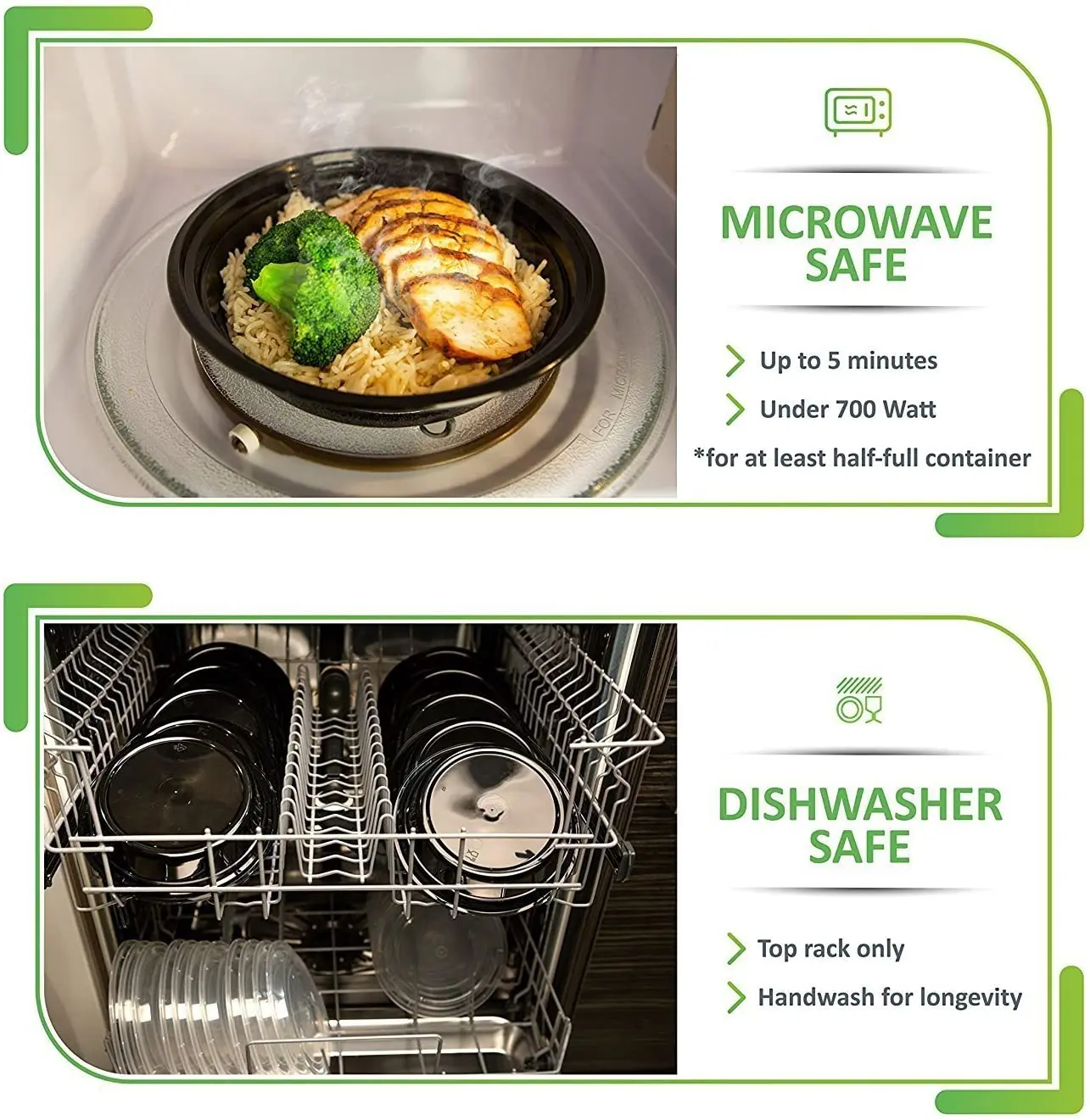 16 унций 24 унции 32 унции 37 унций 48 унций одноразовый черный круглый пластиковый контейнер для хранения еды в микроволновке