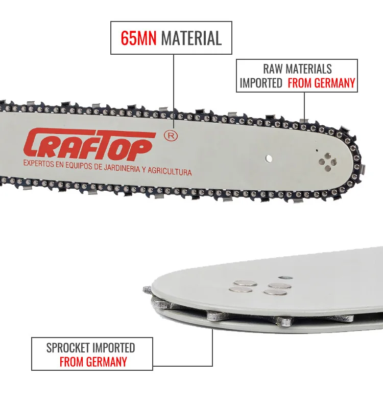 NT5800 54.5CC powerful harvesting tree cutting gas professional chainsaw
