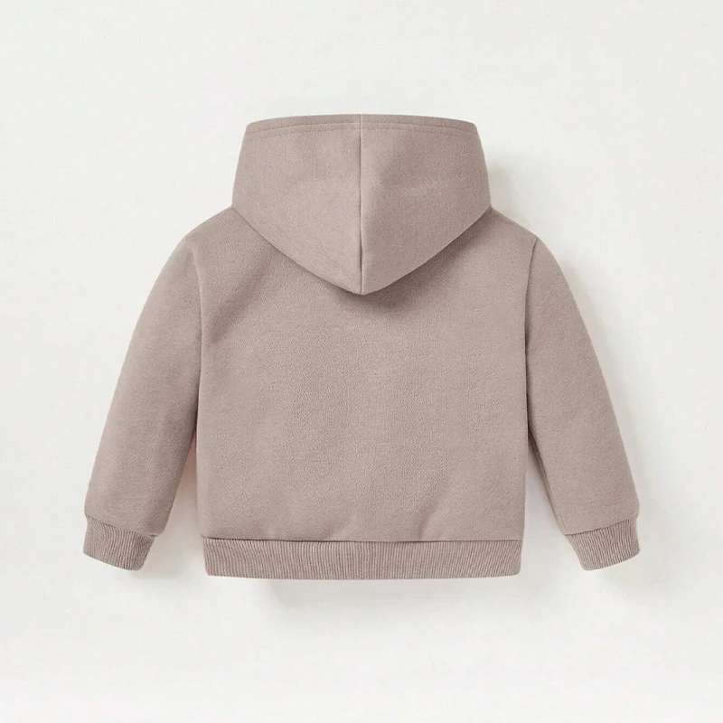 Bamboo cotton kids hoodie set fleece children tracksuit custom sweatsuit set kids clothing set organic children streetwear