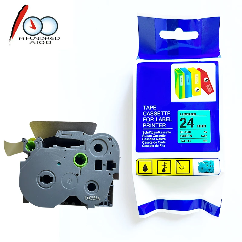 Compatible Brother Tze152 Tze151 Tze 155 TZ751 Tze851 Tze951 Tze-M951 24mm*8m laminated tape cassette