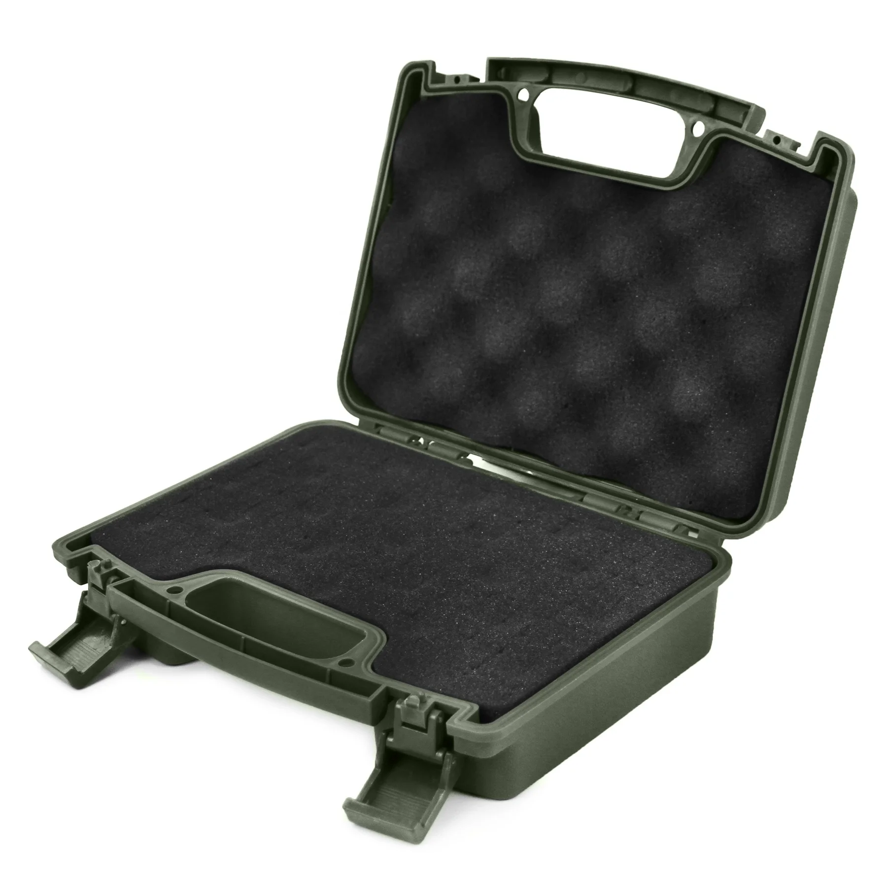 Light-weight PP Compact Gun Storage Case with Foam for Handguns Equipment Plastic Carrying Case Tool Box