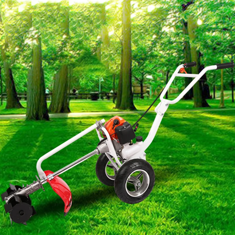 Lawnmower Cultivator Drive Shaft Easy Operate Right Handle Two Wheel Blade Grass Trimmer Skid Steer Starter Brush Cutter