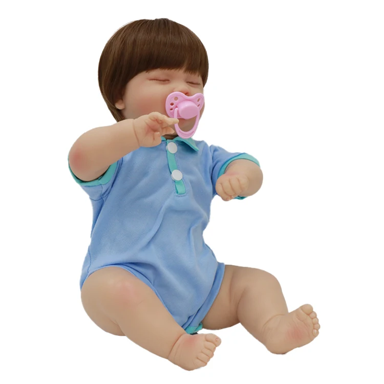 18 inch Reborn Girl Toddler Full Vinyl Silicone Body Realistic Doll For Birthday Reborn Gifts