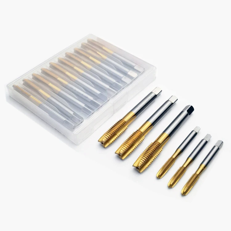 HSS-E M35 UNC Spiral Point/Spiral Flute/Spiral Groove Thread Taps  Titanium Coating