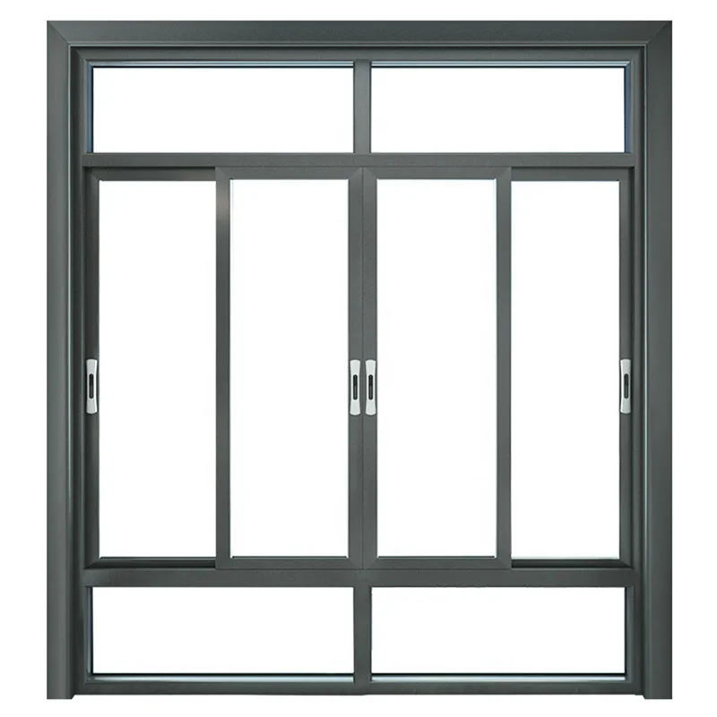 OEM EDM Tempering Glass Casement Mute Keep Warm Windows For Aluminum Profile