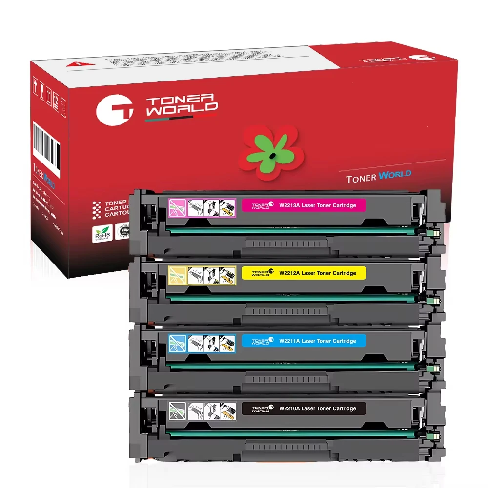 Тонер-мир для картриджа принтера Hp 207A W2210A W2211A W2212A W2213A OEM / ODM тонеры HP Laserjet