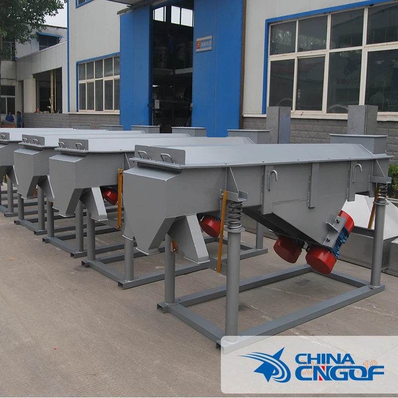 Multi-layer industrial sand grading machine linear vibrating screen sieve for silica sand