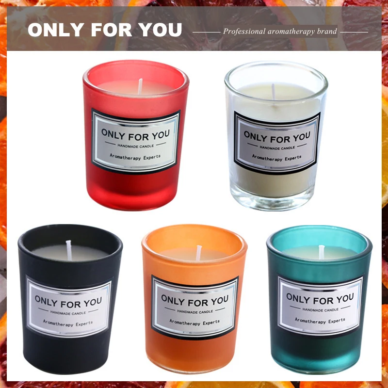 Customizable Small Private Luxury Soy Wax Scented Candle Essential Oil Incense For In-bedroom Factory Direct Supply