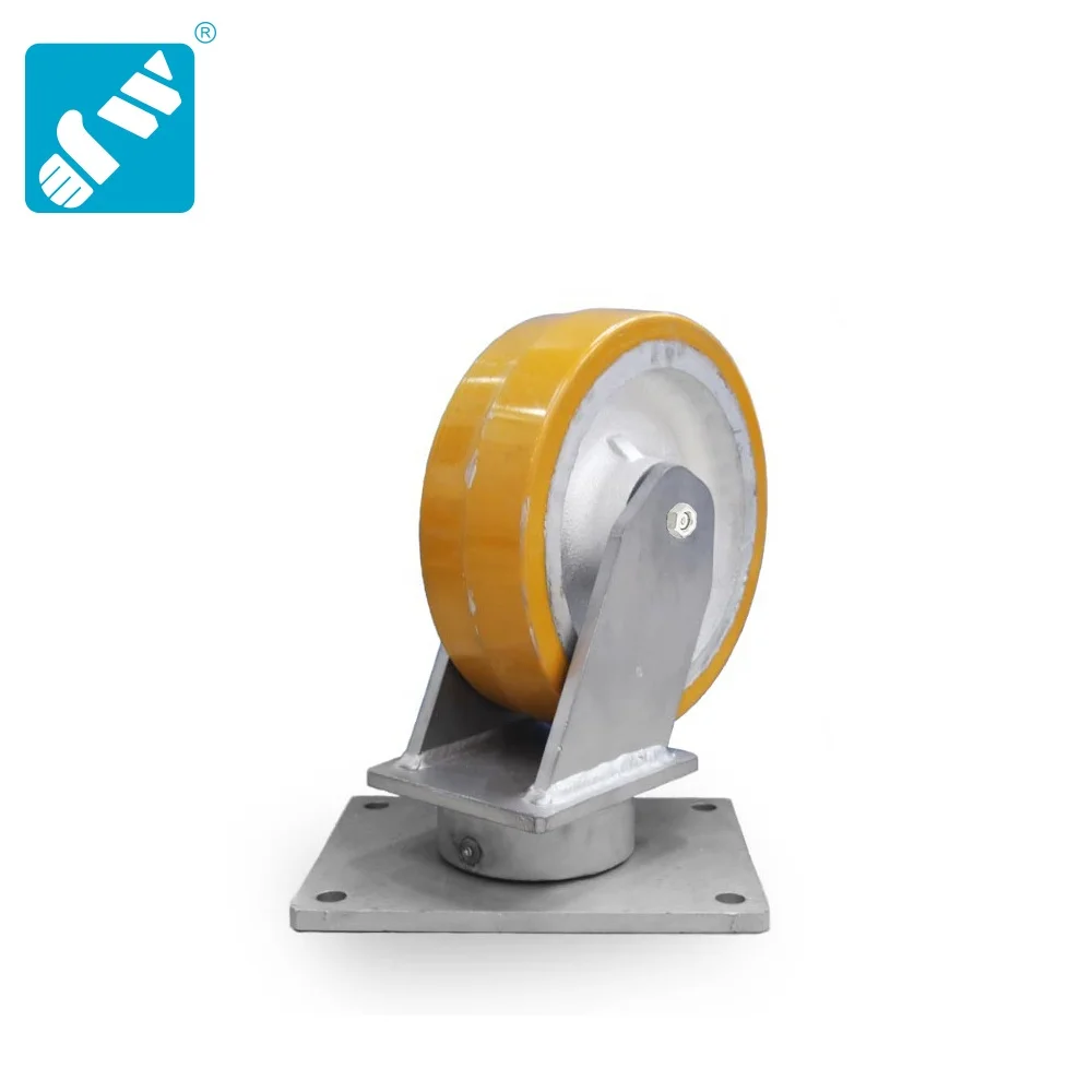 Lifting gantry crane swivel heavy duty casters wheel load capacity 7T