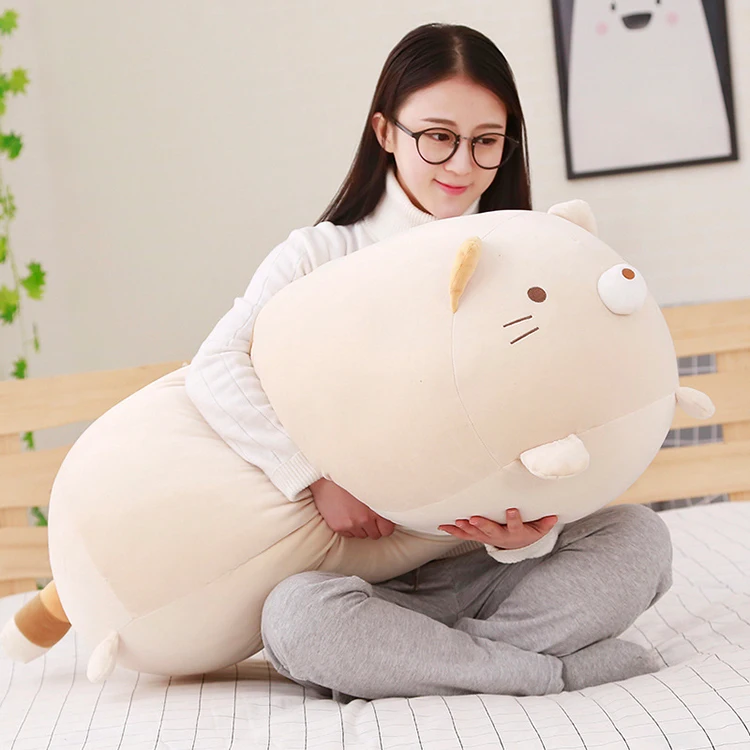 Soft Cat and Penguin Body Size Hugging Pillow Comfortable Down Cotton Hug Plush Pillow Plush Doll Pillow Product Animals 5-7 Day