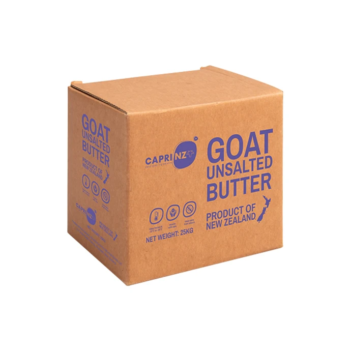 Baking Cooking Material Grass Feed Natrual Unsalted Butter Product 25kg 100% New Zealand Pure Goat Cream