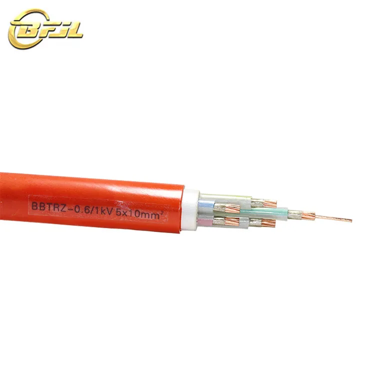 Mineral Fireproof Cable BBTRZ 0.6/1KV 5X10mm2 Copper Core Mineral Insulated LSOH Fireproof Cable
