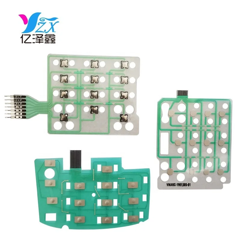 Yizexin Custom PET/FPC Flexible Circuit With 1.0mm Space Connector