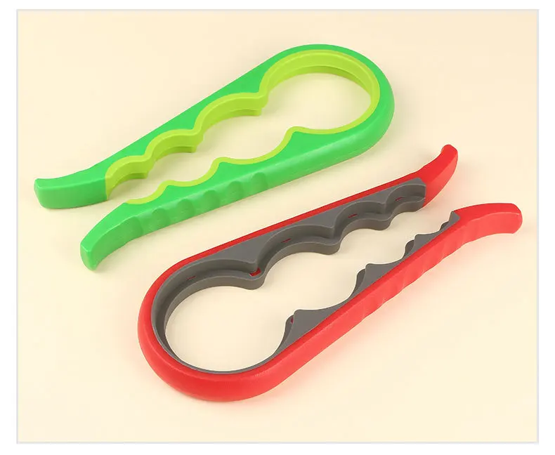 Gourd-shaped Multi-Functional Colorful Bottle Can Opener Jar Lid Opener For Anyone