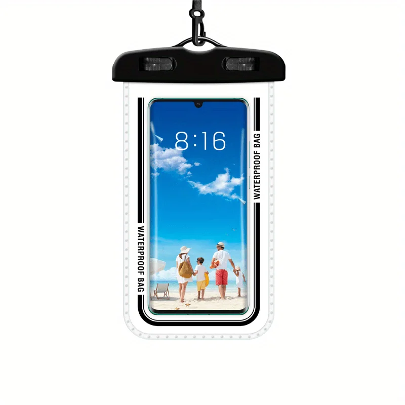 Universal floating clear pvc Beach phone case with strap water proof mobile phone bag pouch for cell phones