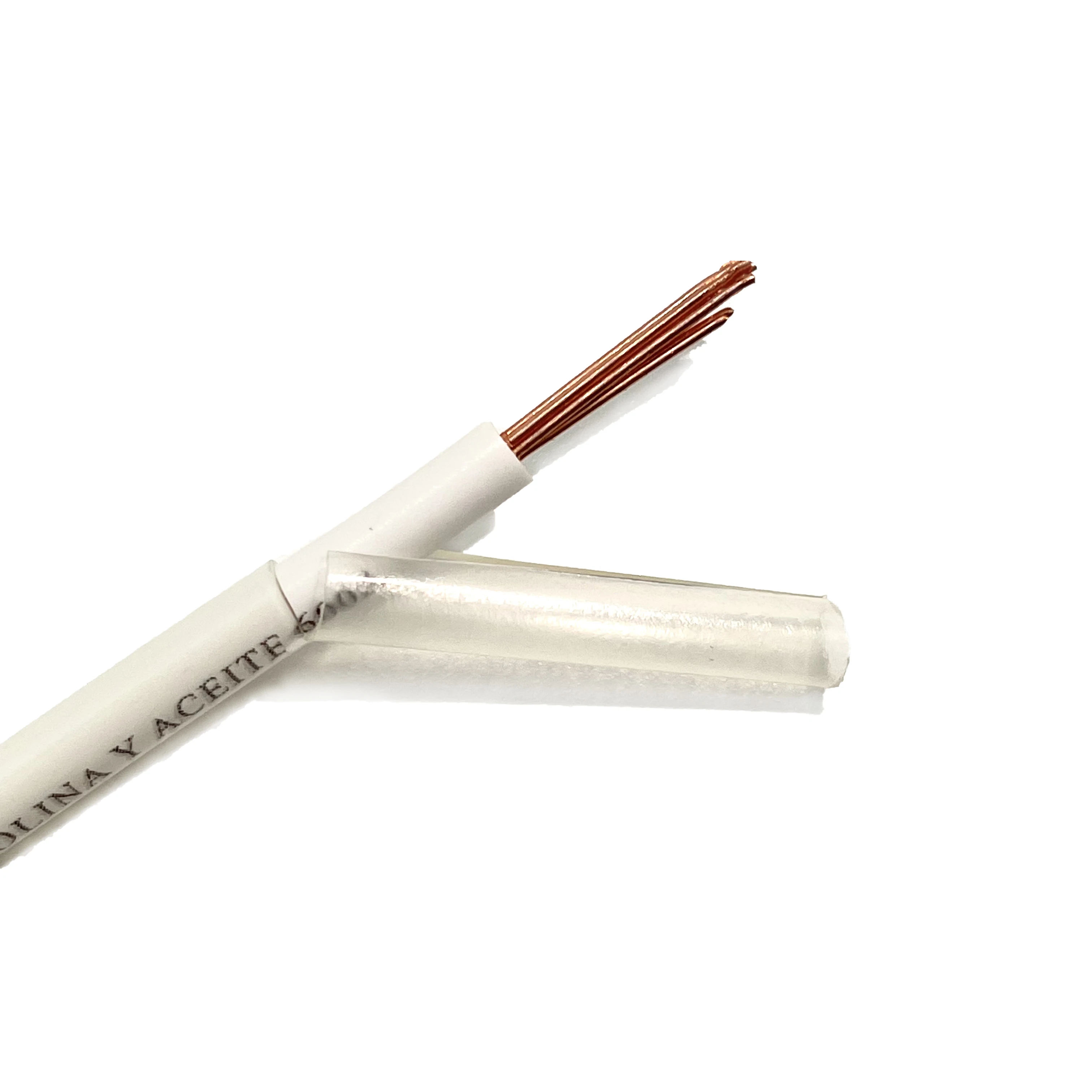 Good Quality THHN Copper Cables 14AWG 12 AWG 8AWG 6AWG Cables White Electrical Wires