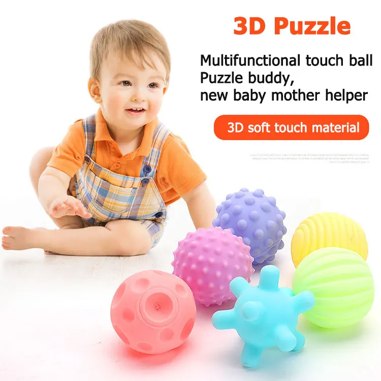 Textured Multi Ball Set Baby Sensory Balls for Baby and Toddlers Baby Bath Toys