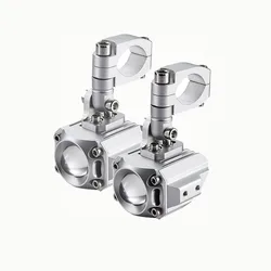 High Beam Spotlight Bike Motorcycle Led Auxiliary Light Dual Color Led Mini Light Fog