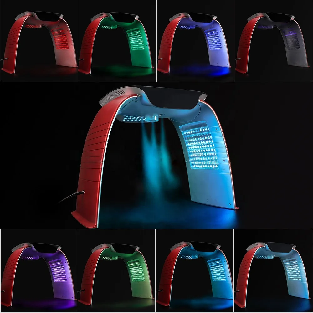 7 Photon Colors Acne Treatment Foldable Led Light Therapy Pdt Facial Machine
