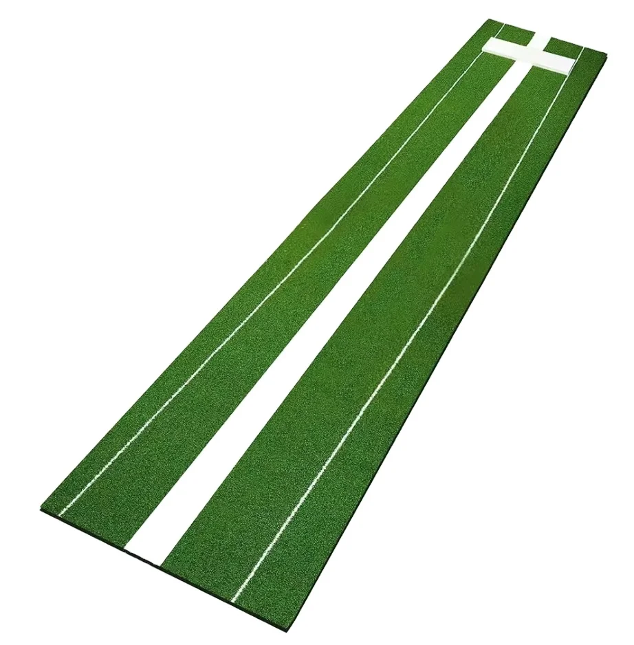 NWT Premium 10 Feet X 3 Feet Softball Pitching Mat in Clay and Green Color with Power Line and Case