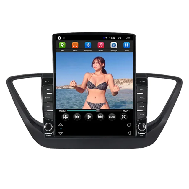 Автомобильный DVD-плеер для Hyundai Verna 2008-2017 dvd с 2 + 32 ГБ/1 + 16 Гб 4 + 64 ГБ