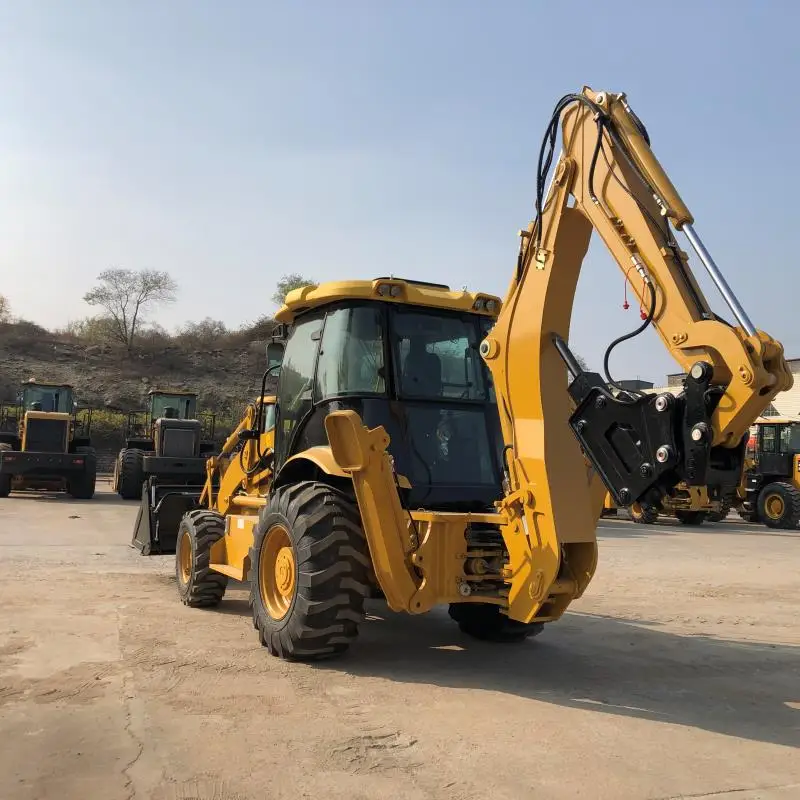 Factory Price China Made Wheel Backhoe Loader for Sale mini tractor with front end loader and backhoe