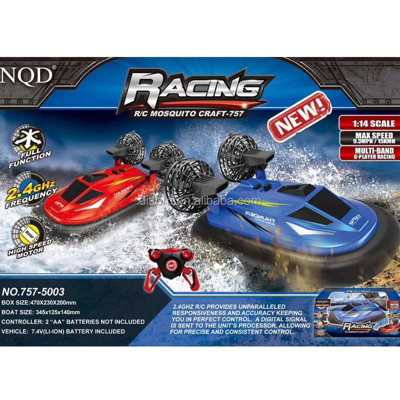 2.4G 1:14 Rc Amphibious hovercraft NQD Full Function Speed Hovership Series