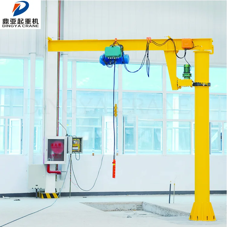 DY High Quality  250kg  0.5 1 2 3 5 Ton 180 Degree 360 Degree Jib Crane Slewing Jib Crane Column Type Jib Crane