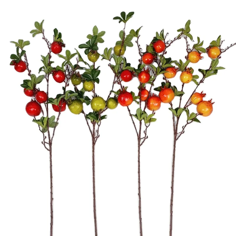 Plastic Artificial Pomegranate Fruits for sell