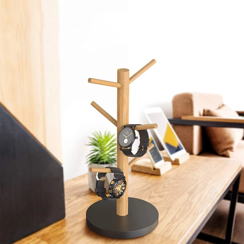 
Bamboo Mug Rack, Coffee Mug Tree, Coffee Cup Holder, 