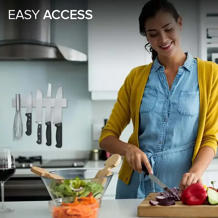 Multipurpose Use Knife Rack  Knife Strip Kitchen Utensil Holder  wall storage kitchen Utensil holder Magnetic bar holder