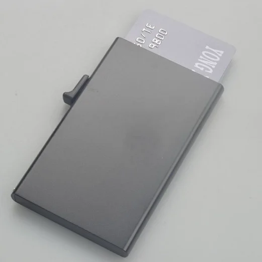 Mherder изготовленный на заказ Rfid автоматический всплывающий металлический алюминиевый корпус магнитные кошельки Держатель для карт Iphone 14/15