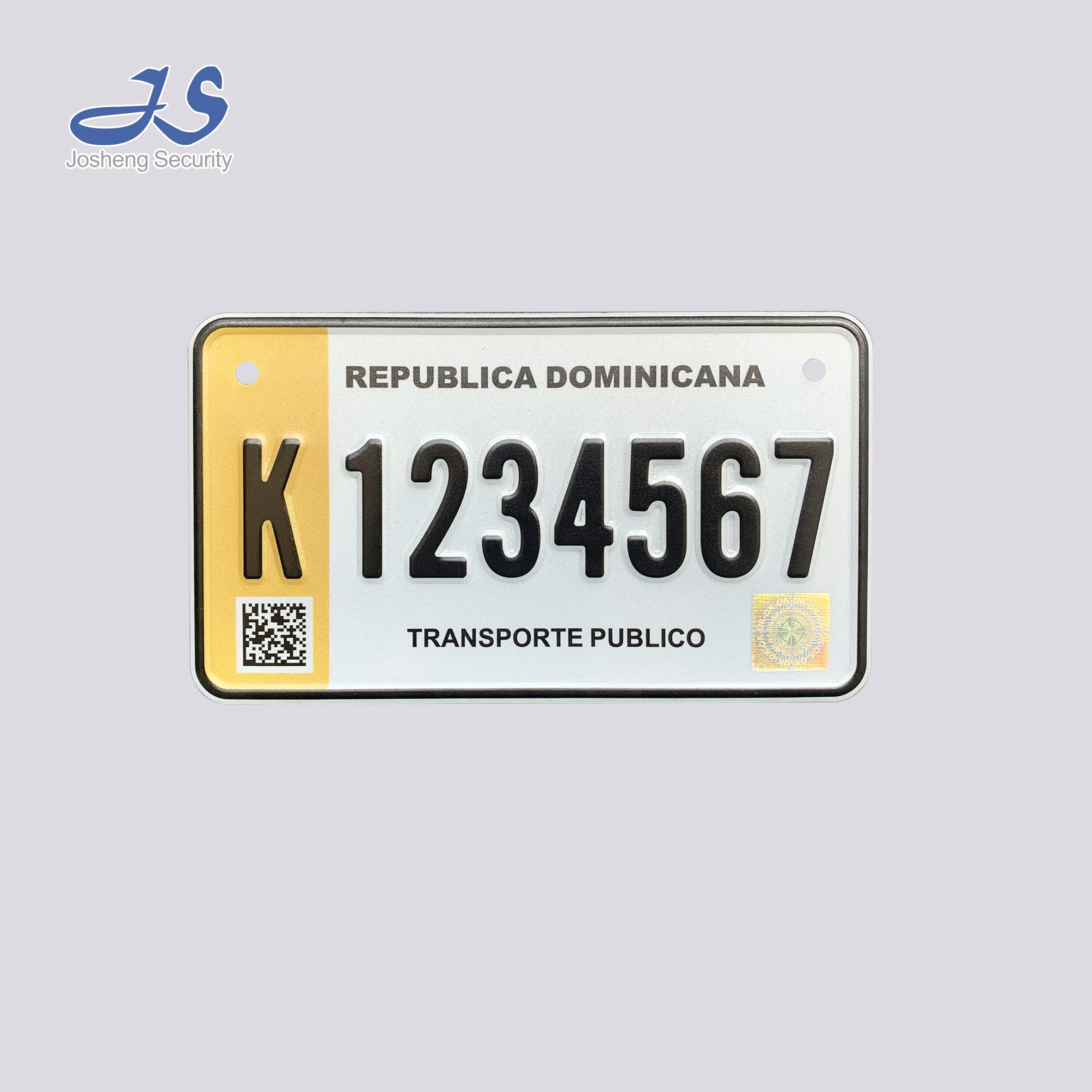 Custom Motorcycle Number Plate Aluminum Car License Plate Mini Kids Bicycle vehicle Plate for Mongolia