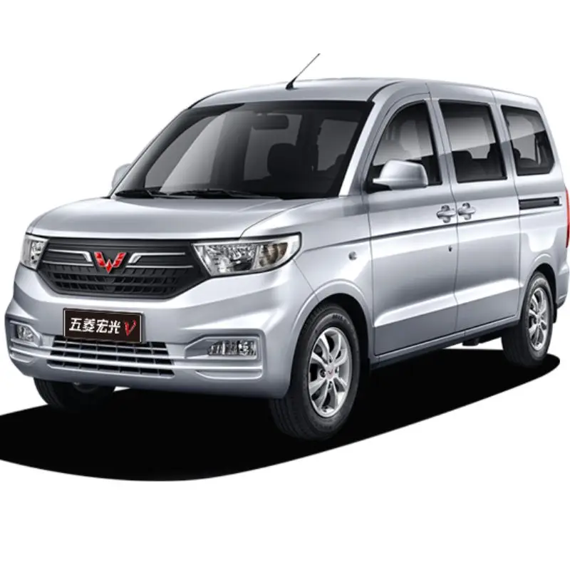 Wuling Hongguang V New Car 8 Seats Minibus Right Hand Drive In Stock Factory Production Gasoline Vehicles Minibus 8 Seat Minivan