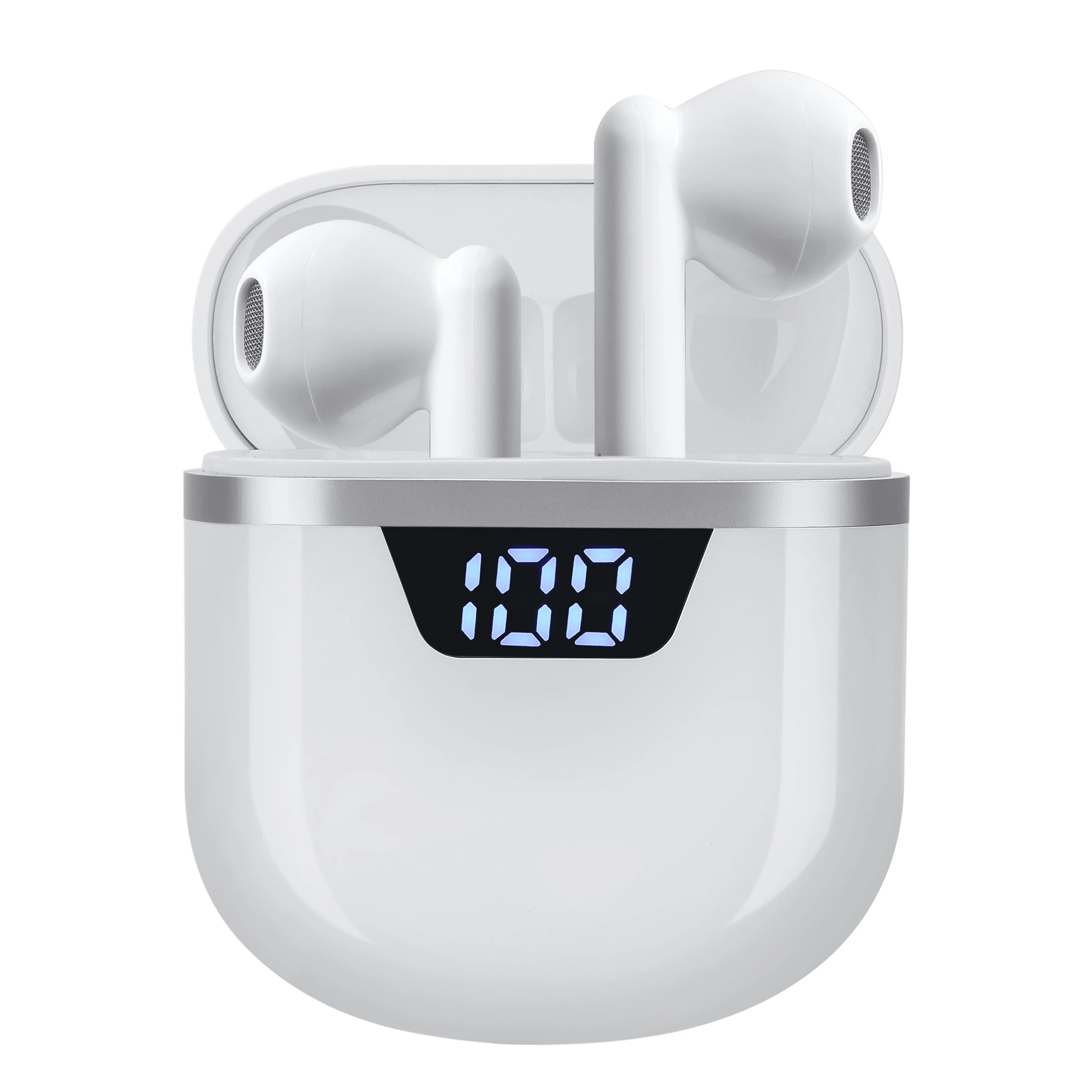  Лидер продаж 2021 Amazon TWS беспроводные bluetooth-наушники V5.0 IP67 водонепроницаемые наушники со светодиодным