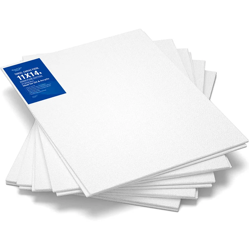 Tercel Wholesale 100% Cotton Painting Canvas Panels Boards Professional Quality Artist Canvas Board