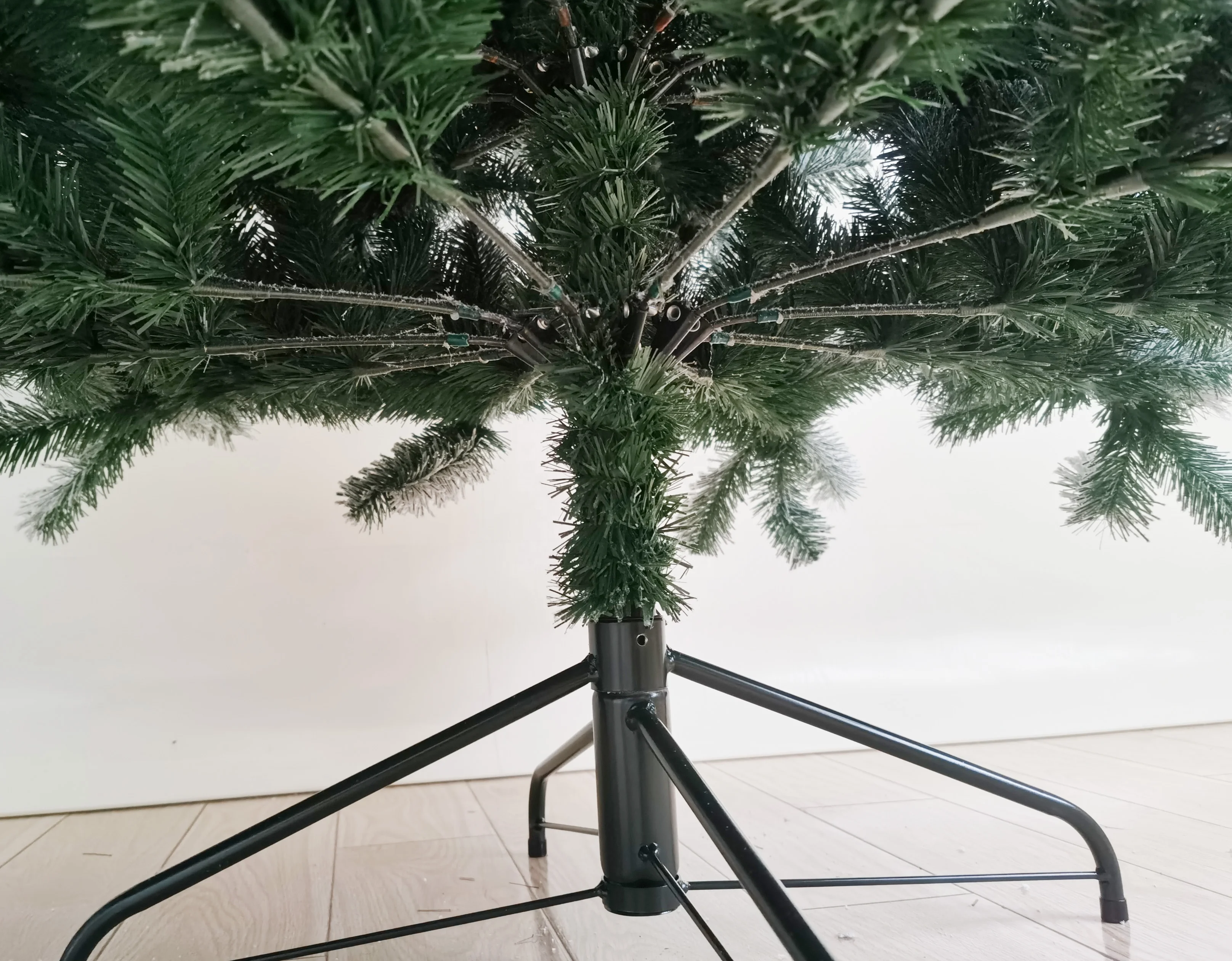 2024 New Xmas Decoration Slim Trees Pencil Shape Decorated LED Christmas Tree for Kitchen Dining Home