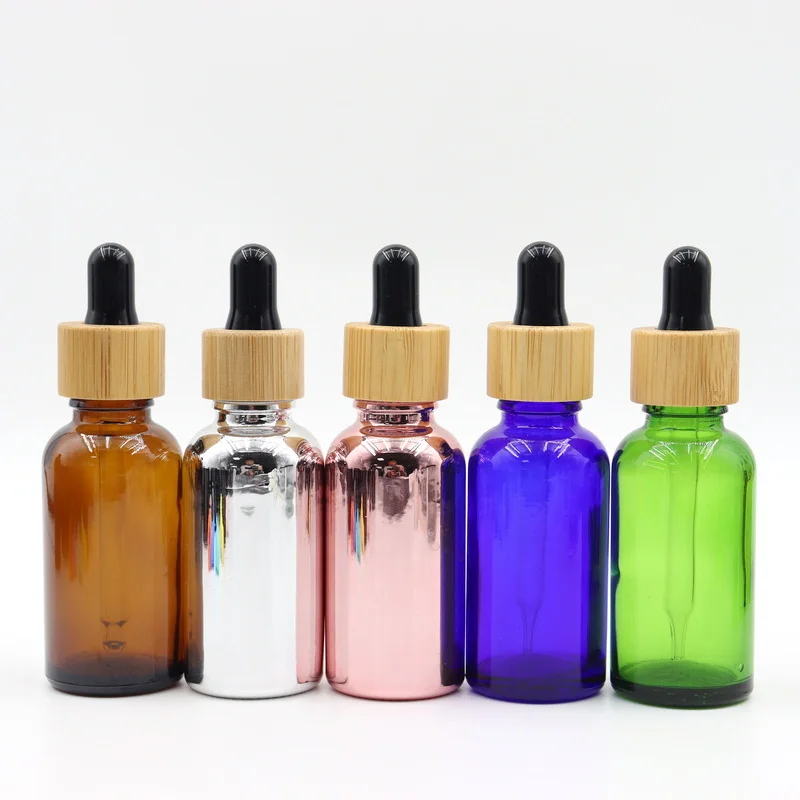 Color Cosmetic Essential Oil Dropper Glass Bottle, 100ml Essential Oil Bottles, Glass Dropper Bottle Wholesale