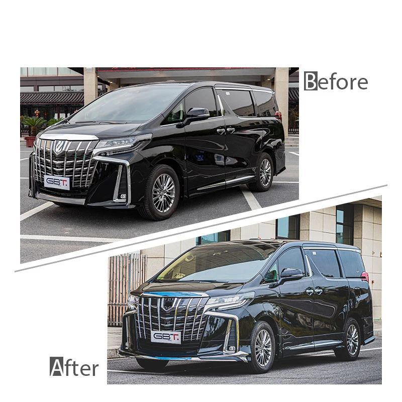 GBT автомобильный комплект для Toyota alphard 30 моделька Тип бампер губы для toyota alphard аксессуары комплект кузова alphard