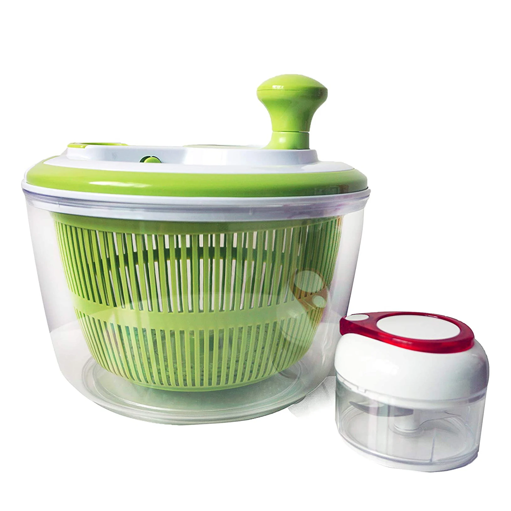 Salad Spinner, 5L Fruits Vegetable Washer Fruits and Vegetables Dryer, Lettuce Spinner & Fruit Veggie Wash