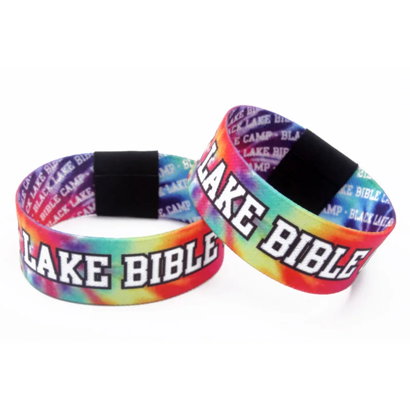 elastic fabric nfc213 nfc bracelets reusable NFC wrist band strap / Stretch Woven RFID Wristband