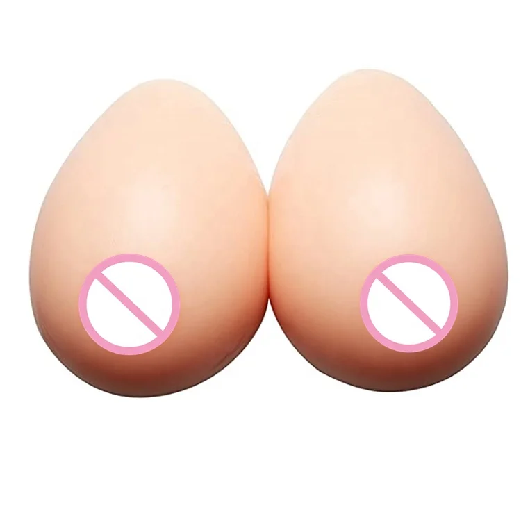 Medical tear drop Rehabilitation mastectomy prosthesis custom cross dresser D cup breast forms silicone boobs for men