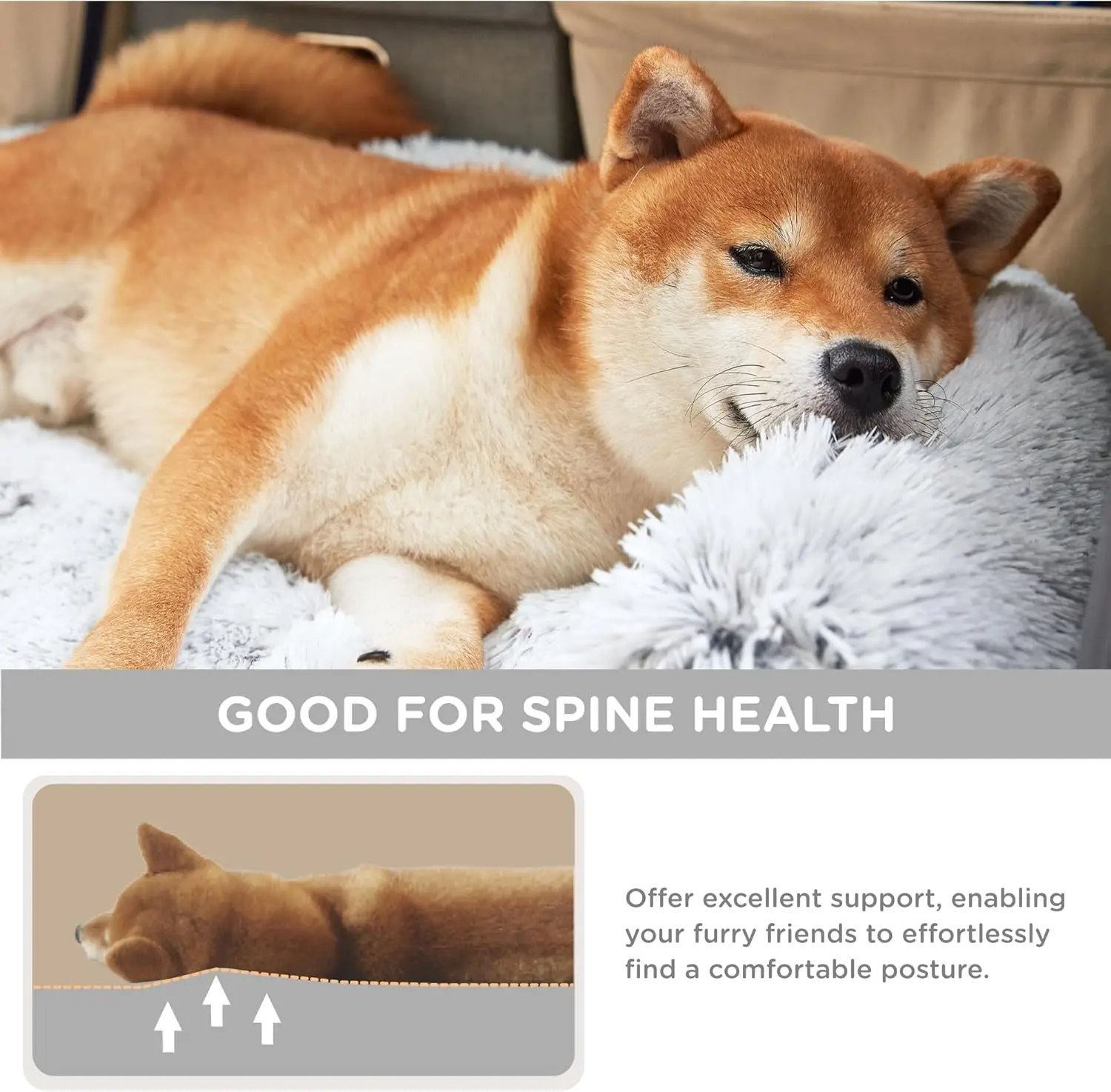 Luxury memory foam orthopedic heavy duty extra large human pet dog bed for people adults