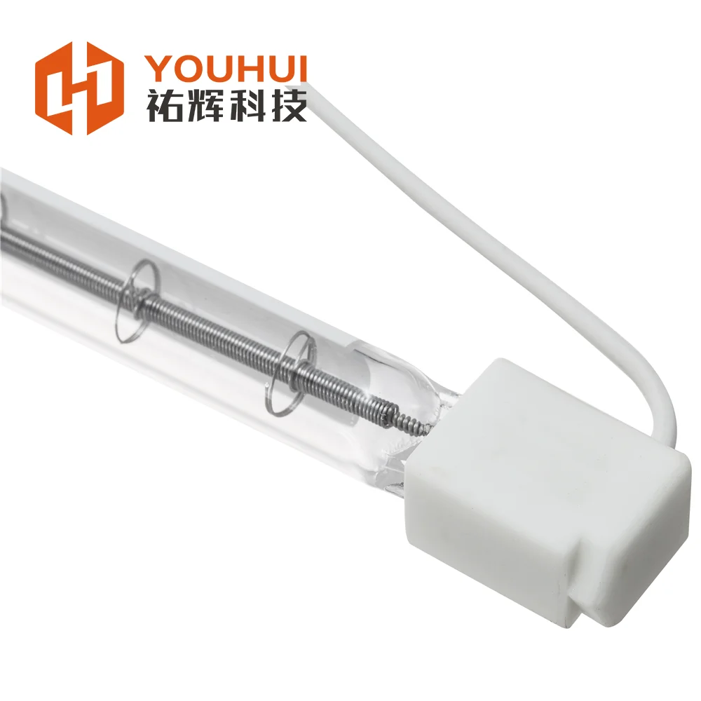 ir high temperature quartz glass infrared heater lamp tube for bottle blowing machine