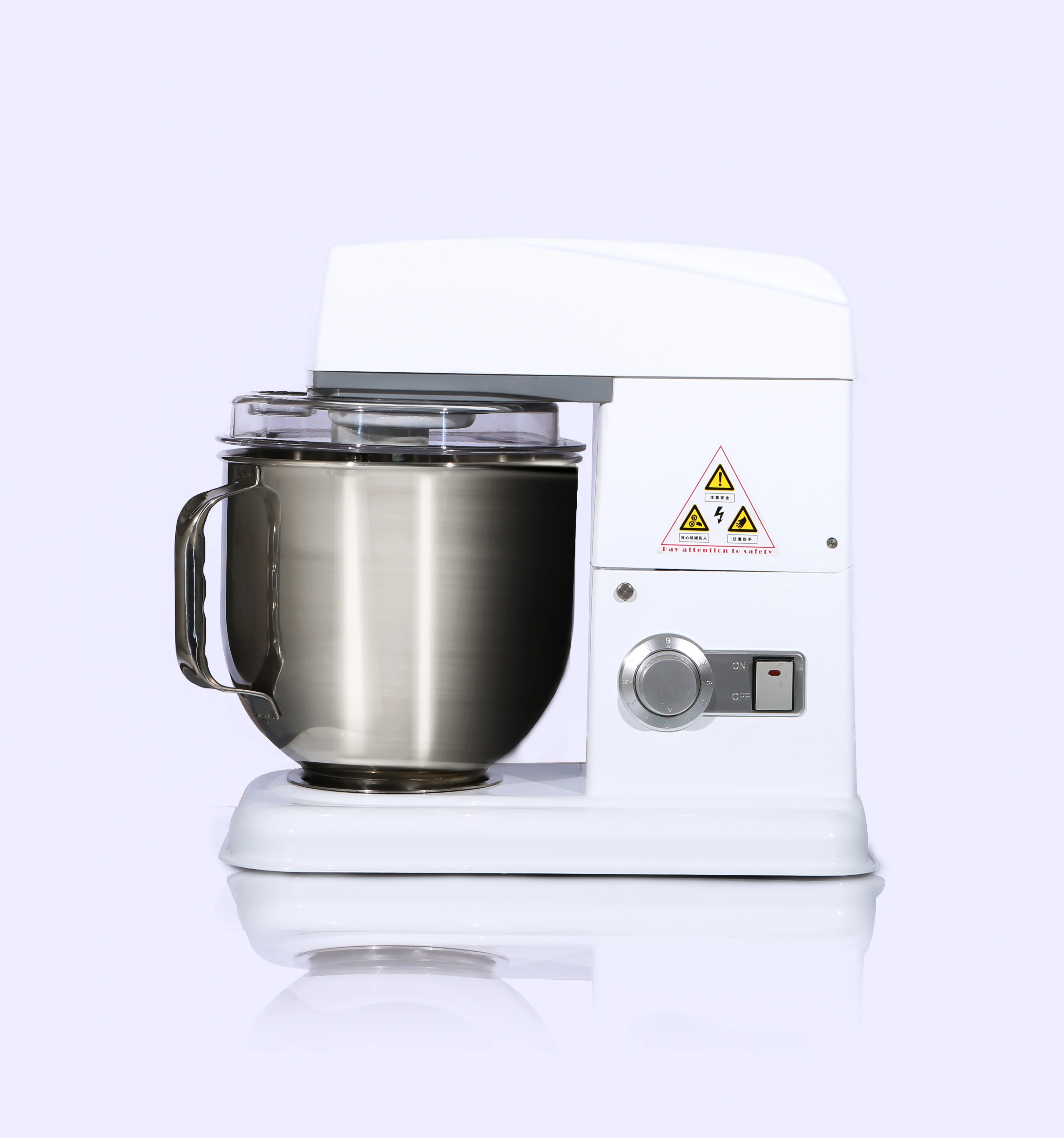 7L automatic stainless steel big power multi color fresh electric milk dough mixer