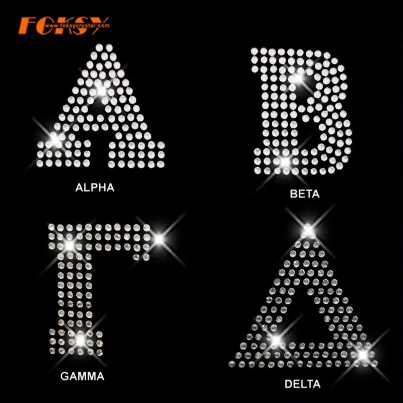 Crystal Hotfix Motif Car Sticker Design