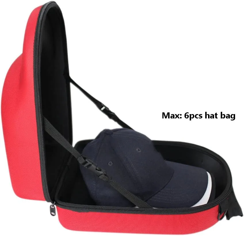 Good quality EVA Hard Baseball Hat case Hat Carrier Case Holder With shoulder straps